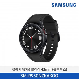 삼성 갤럭시 워치6 클래식 43mm 블랙 | SM-R950NZKAKOO